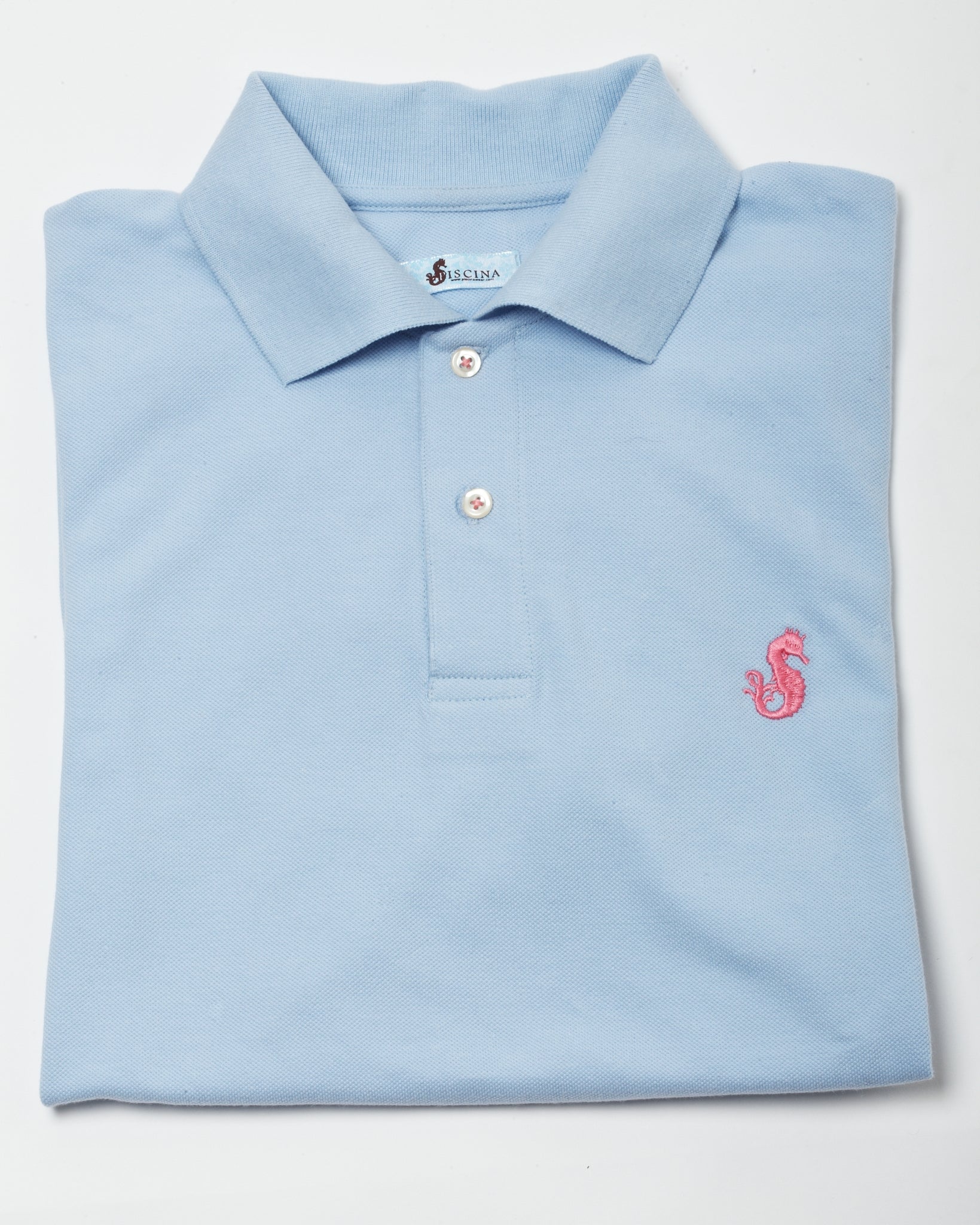 Men's Deluxe Blue Polo