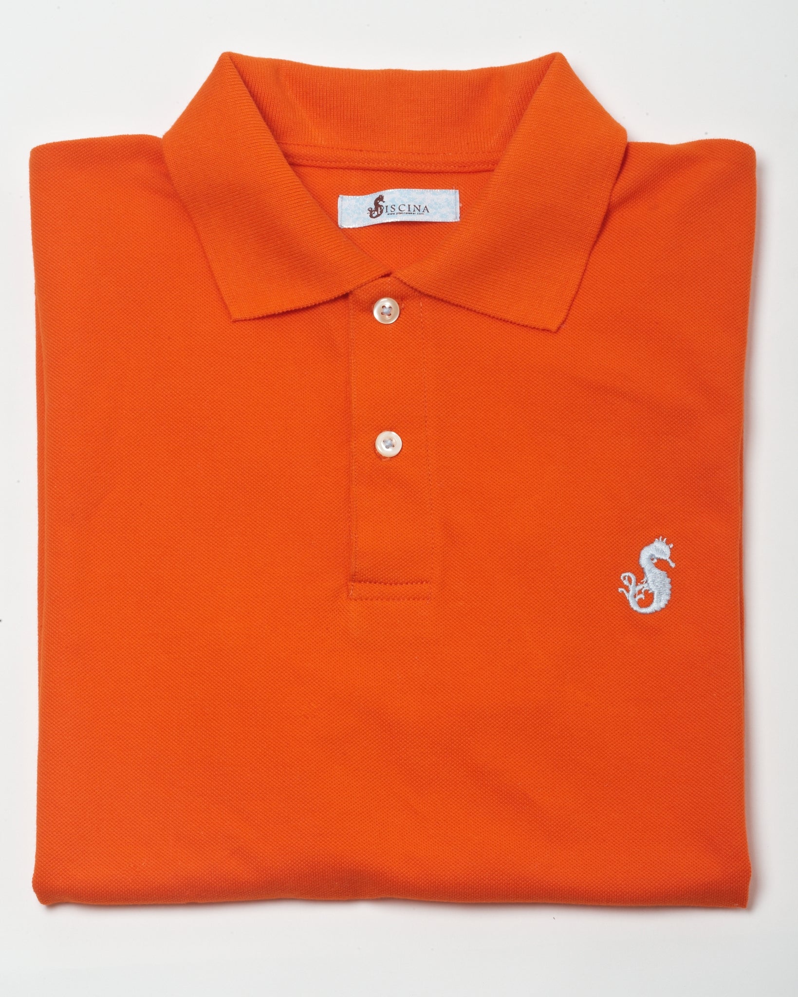 Men's Deluxe Orange Polo