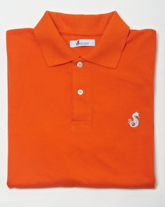 Men's Deluxe Orange Polo