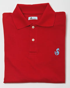 Men's Deluxe Red Polo