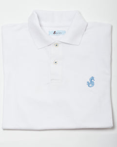 Men's Deluxe White Polo