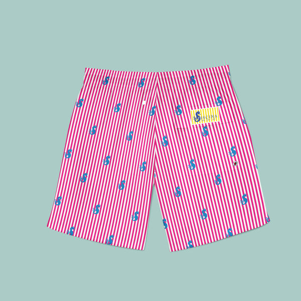 Men's Pink Swimming Trunks